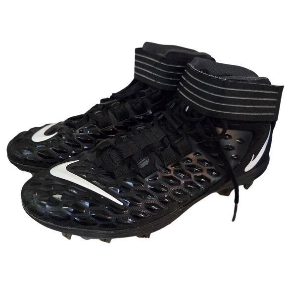 Mens Football Cleats Nike Force Savage Pro 2 Black Anthracite Shoes